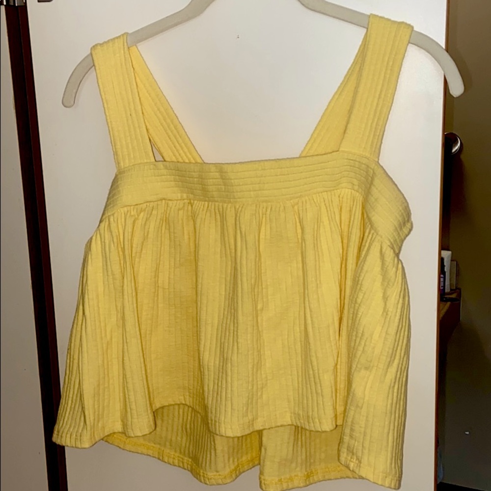Yellow Urban Outfitters flowy top